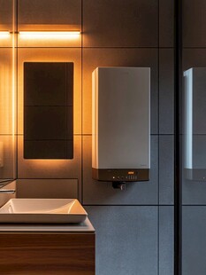 现代简约风浴室热水器装置