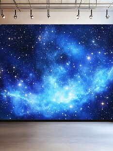 梦幻星空背景墙艺术空间