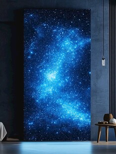 梦幻星空墙饰营造浪漫氛围