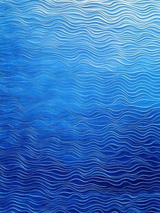 蓝色波纹背景纹理图案