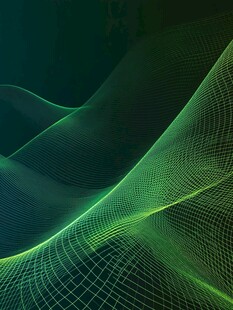 绿色科技感线条动态背景图