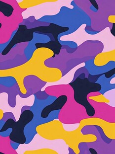 多彩抽象迷彩图案背景