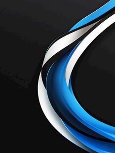 蓝白黑动感曲线背景图