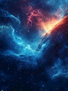 梦幻绚丽的宇宙星云景观