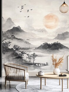 中式山水风客厅优雅景致