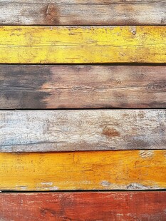 多彩旧木板纹理背景图