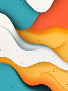 动感波浪渐变抽象背景图