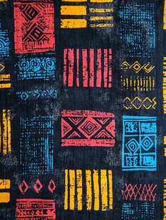 非洲风几何图案纹理背景