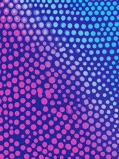 渐变波点图案背景设计