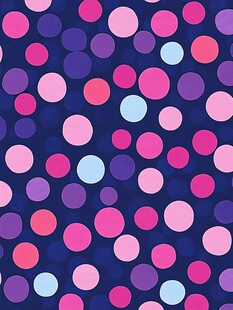 多彩圆点无缝图案背景