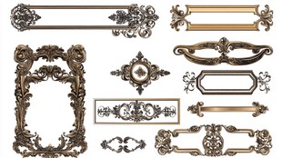 欧式古典华丽装饰边框组图
