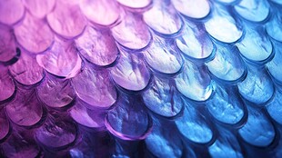 梦幻渐变鱼鳞纹理图案
