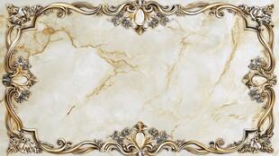 奢华金边大理石纹理图案