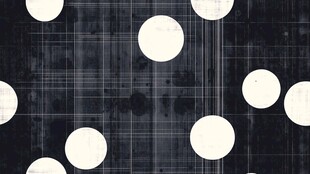 黑白圆点格纹抽象背景图