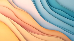 彩色波浪纹理背景图案