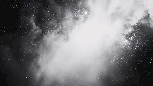 黑白宇宙星空梦幻景象