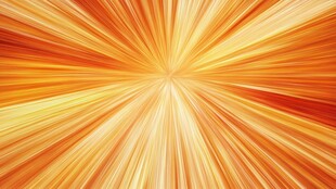 橙色光线放射背景图