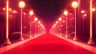 梦幻红地毯星光大道场景