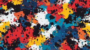 多彩泼墨抽象艺术背景