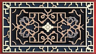 中式传统几何花纹图案