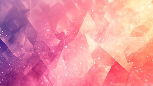 梦幻多彩几何渐变背景图