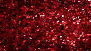 浪漫红心闪烁背景图