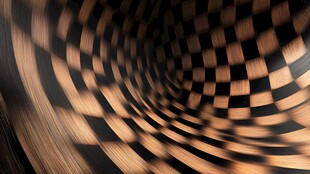 旋转方格动态视觉效果