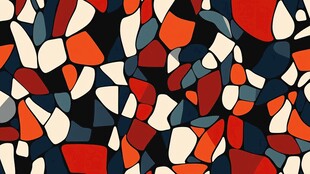 彩色碎片抽象图案背景