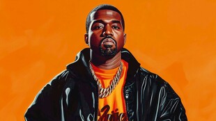 说唱歌手坎耶 维斯特形象