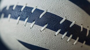 美式橄榄球特写细节