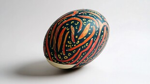 手绘彩蛋 独特艺术纹理