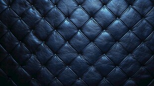 深蓝色菱格纹皮革背景