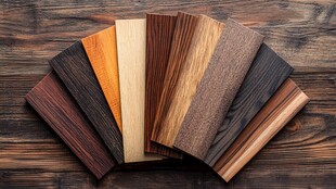 多样木材样本展示