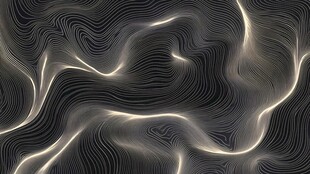 黑白流动光影抽象背景图