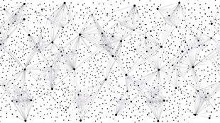 黑白几何点线抽象背景图