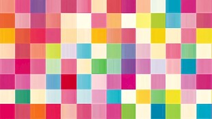 多彩方块拼接背景图案