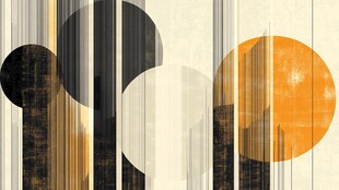 抽象几何图形艺术装饰画