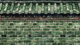 青瓦砖墙 中式古朴景致