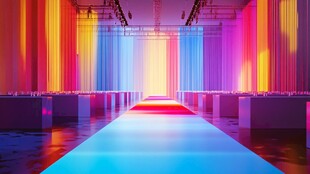 绚丽多彩的时尚走秀舞台