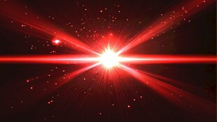 红色炫光特效背景画面