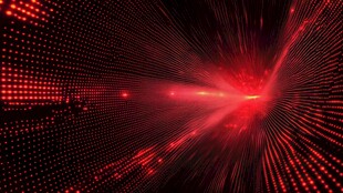 红色科技动感光线背景图