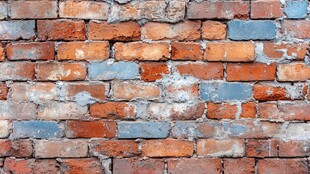 复古斑驳红砖墙纹理