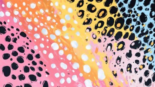 多彩豹纹图案背景纹理