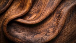 木纹的优美曲线纹理