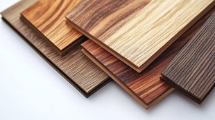 多样木质板材展示