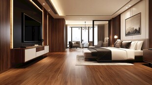 现代简约风豪华卧室空间