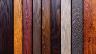 多样木纹板材展示