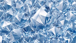 璀璨蓝色钻石纹理背景