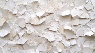 白色碎块墙面纹理特写