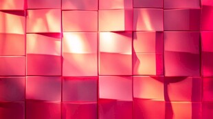 梦幻红色方块立体背景